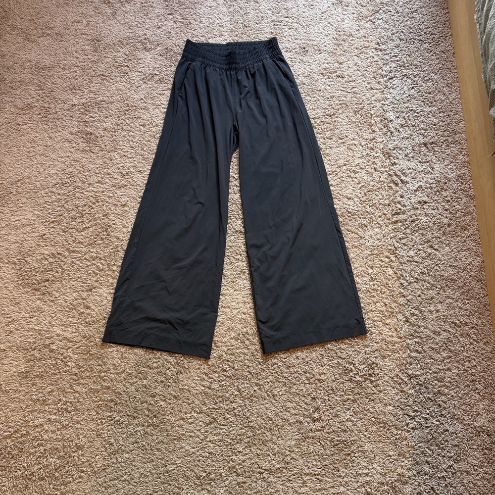 Vuori Black Wide-Leg Pants